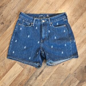 👖Old Navy Blue Jean Shorts with White Pattern